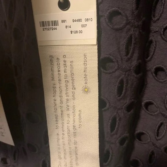 NWT Happy Nature Eyelet Dress / Charcoal - Med - Picture 6 of 8